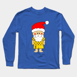 TROPICAL Santa Long Sleeve T-Shirt